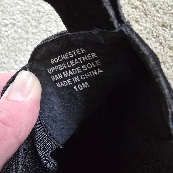 Jeffery Campbell womens 10 black suede leather Wedge boots Rochester platform - Picture 2 of 9